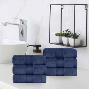Superior Premium Turkish Cotton 6-Piece Hand Towel Set