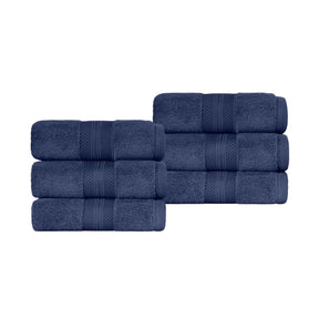 Superior Premium Turkish Cotton 6-Piece Hand Towel Set
