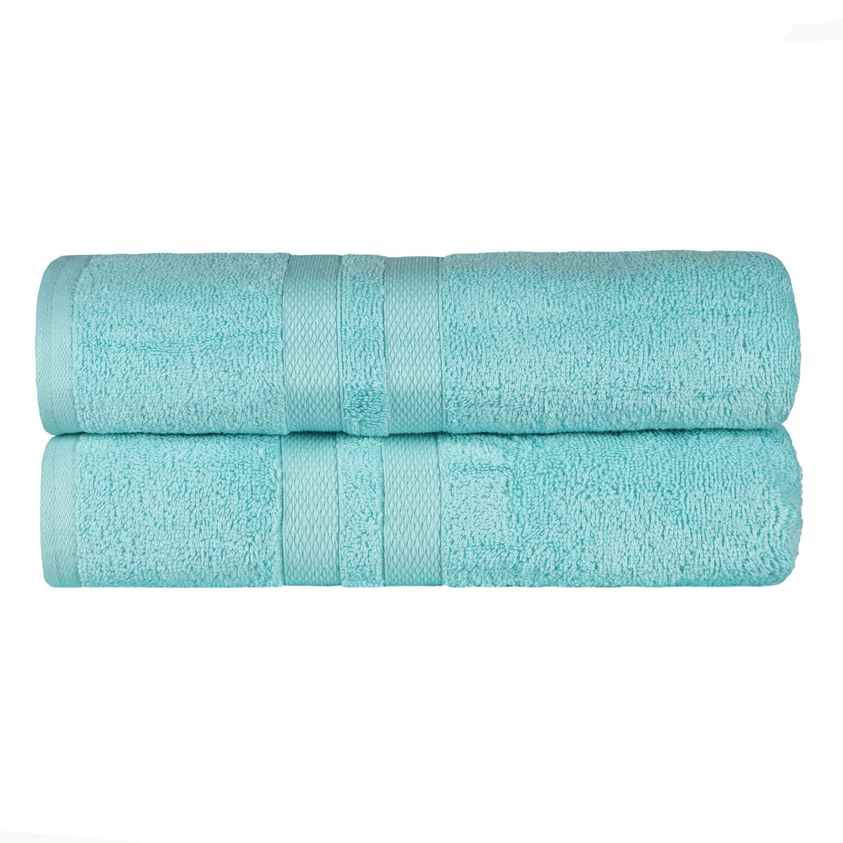 Ultra-Soft Cotton Solid Medium Weight Absorbent Bath Towel Set of 2