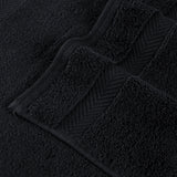 Zero Twist Cotton Solid Ultra-Soft Absorbent Hand Towel Set of 6