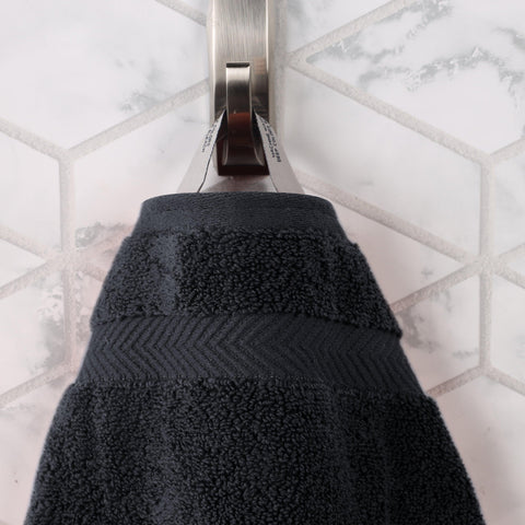 6 Piece Hand Towel Set Zero Twist Cotton Soft Absorbent