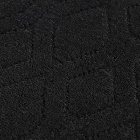 Brou Diamond Lattice Textured Washable Bath Rugs, Set of 2