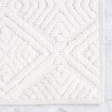 Ceton Diamond Trellis Textured Washable Bath Rugs, Set of 2