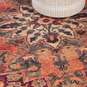 Copley Bohemian Oriental Medallion Wildlife Indoor Area Rug Or Runner