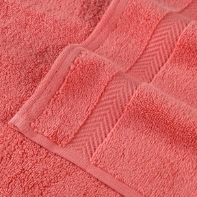 Zero Twist Cotton Solid Ultra-Soft Absorbent Hand Towel Set of 6