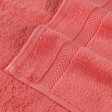 Zero Twist Cotton Solid Ultra-Soft Absorbent Hand Towel Set of 6