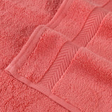 Zero Twist Cotton Solid Ultra-Soft Absorbent Hand Towel Set of 6