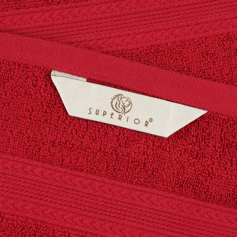 Eco-Friendly Ring-Spun Cotton 4-Piece Bath Towel Set
