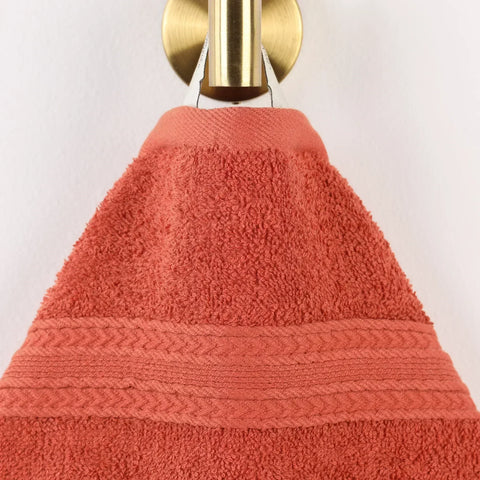 Eco-Friendly Ring-Spun Cotton 6-Piece Hand Towel Set