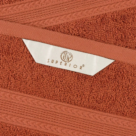 Eco-Friendly Ring-Spun Cotton 6-Piece Hand Towel Set