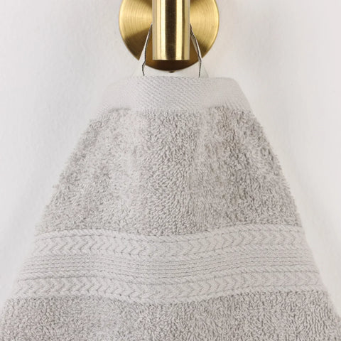 Eco-Friendly Ring-Spun Cotton 6-Piece Hand Towel Set