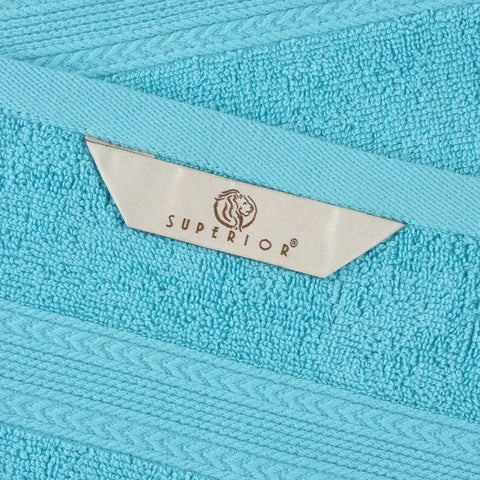 Eco-Friendly Ring-Spun Cotton 6-Piece Towel Set