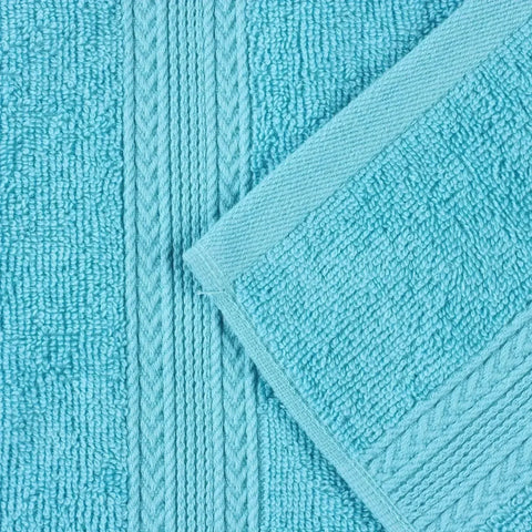 Eco-Friendly Ring-Spun Cotton 6-Piece Hand Towel Set