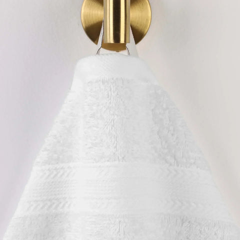 Eco-Friendly Ring-Spun Cotton 6-Piece Hand Towel Set