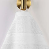 Eco-Friendly Ring-Spun Cotton 12-Piece Face Towel/Washcloth Set