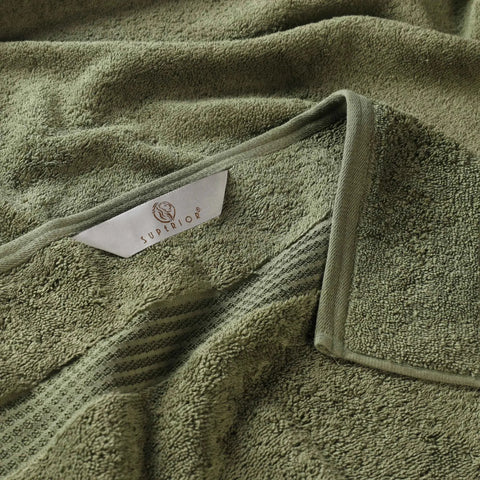 Egyptian Cotton Plush Bath Towel Set 3 Piece Heritage Collection