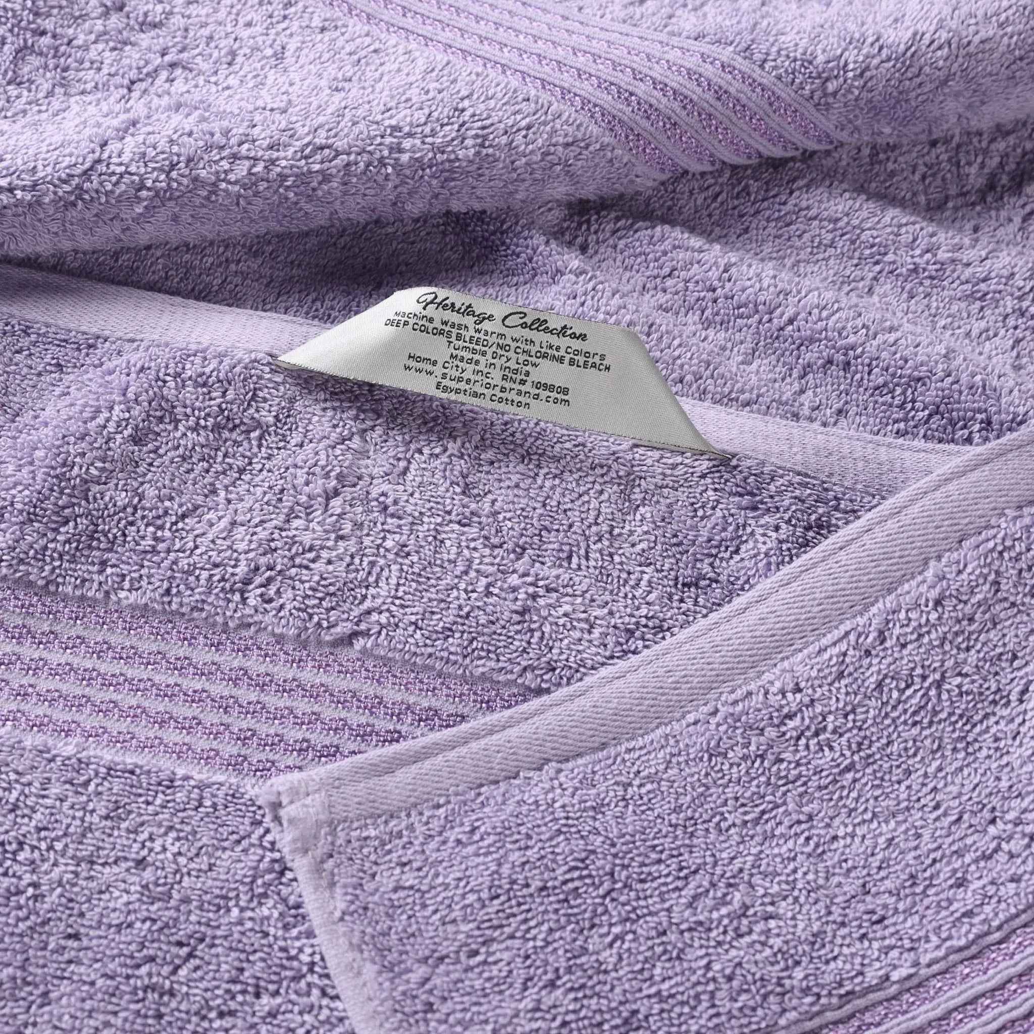 Heritage Egyptian Cotton Plush 3 Piece Absorbent Luxury Towel Set
