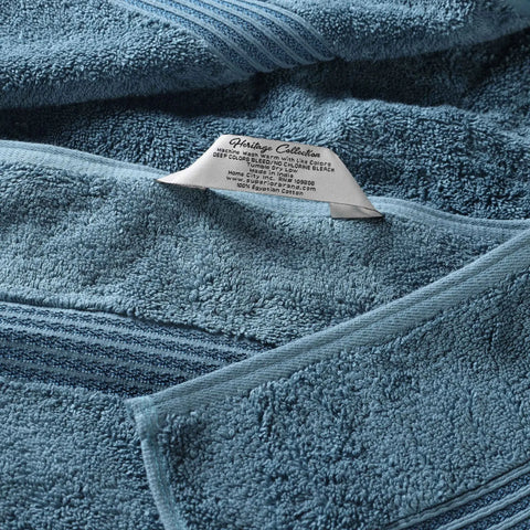 Egyptian Cotton Plush Bath Towel Set 3 Piece Heritage Collection