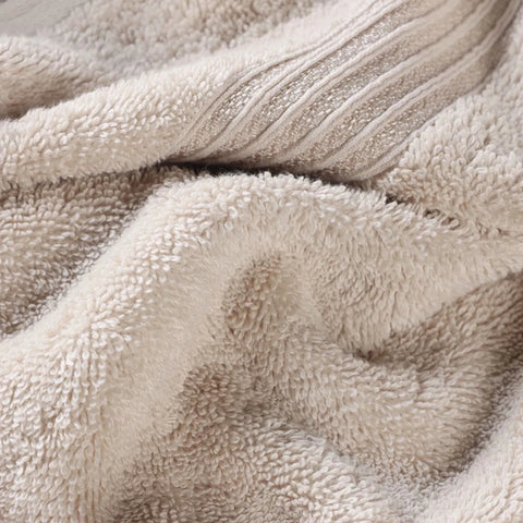 Egyptian Cotton Plush Bath Towel Set 3 Piece Heritage Collection