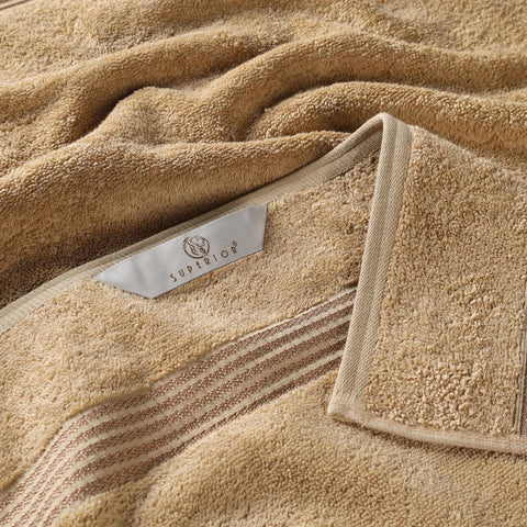 Egyptian Cotton Plush Bath Towel Set 3 Piece Heritage Collection