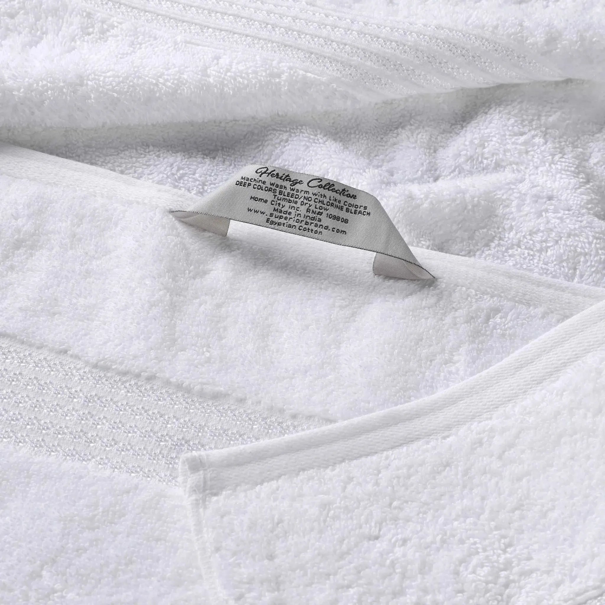 Heritage Egyptian Cotton Plush 3 Piece Absorbent Luxury Towel Set