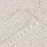 Zero Twist Cotton Solid Ultra-Soft Absorbent Hand Towel Set of 6