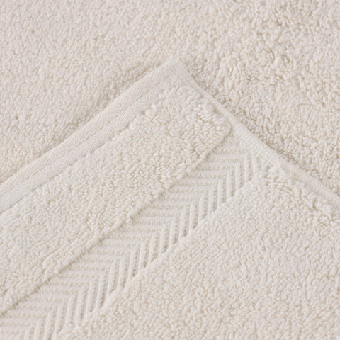 12-Piece Set, 100% Cotton Bathroom Towels, Zero Twist