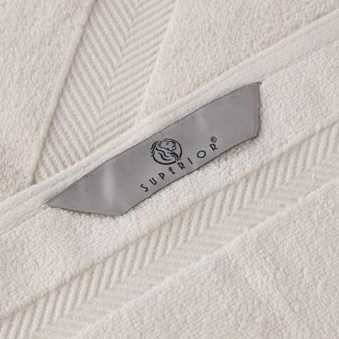6 Piece Hand Towel Set Zero Twist Cotton Soft Absorbent