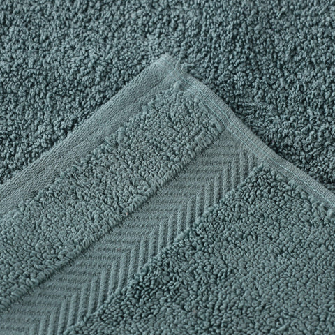 12-Piece Set, 100% Cotton Bathroom Towels, Zero Twist