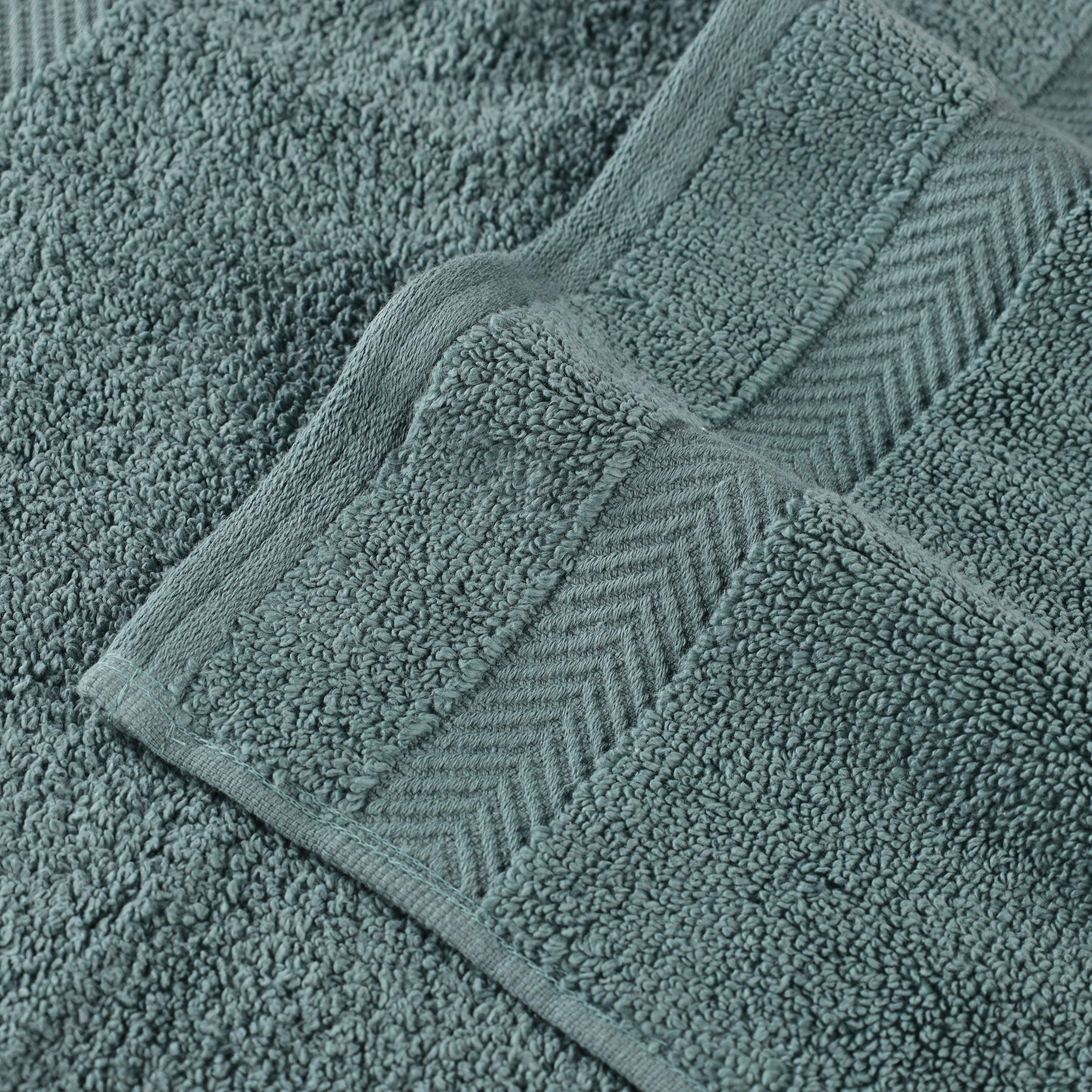 Zero Twist Cotton Solid Ultra-Soft Absorbent Hand Towel Set of 6