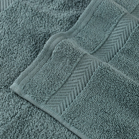 12-Piece Set, 100% Cotton Bathroom Towels, Zero Twist