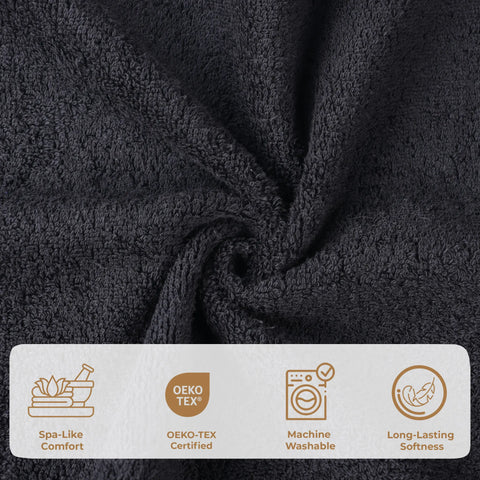 Egyptian Cotton Kendell Plush Towel Set 3 Piece