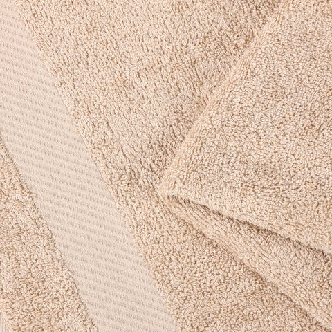 Egyptian Cotton Dobby Border Medium Weight 6 Piece Hand Towel Set