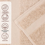 Egyptian Cotton Kendell Plush Towel Set 6 Piece