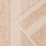 Egyptian Cotton Dobby Border Medium Weight 2 Piece Bath Sheet Set