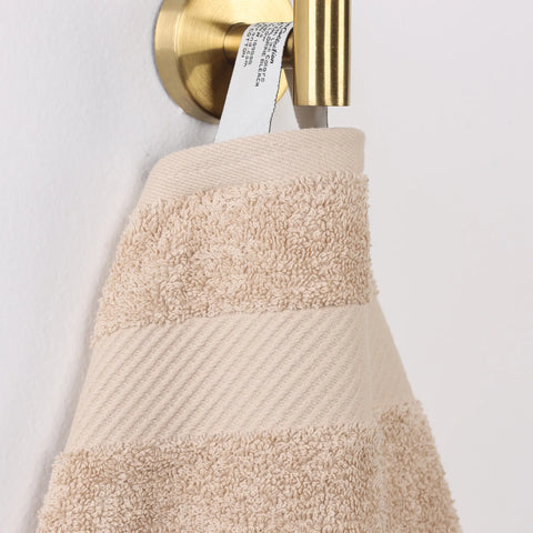 Egyptian Cotton Dobby Border Medium Weight 6 Piece Hand Towel Set