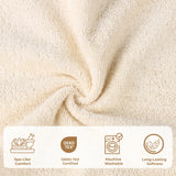 Egyptian Cotton Dobby Border Medium Weight 6 Piece Hand Towel Set
