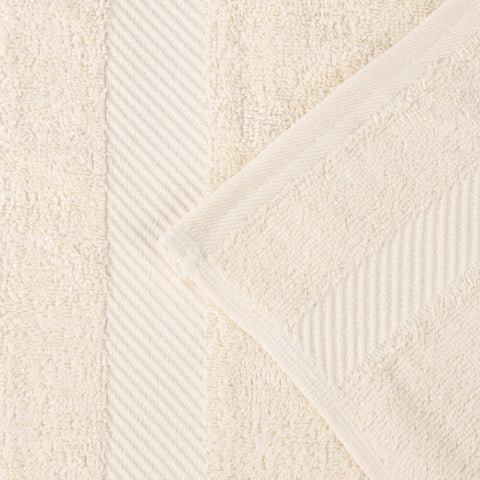 Egyptian Cotton Dobby Border Medium Weight 6 Piece Hand Towel Set