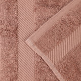 Egyptian Cotton Dobby Border Medium Weight 2 Piece Bath Sheet Set