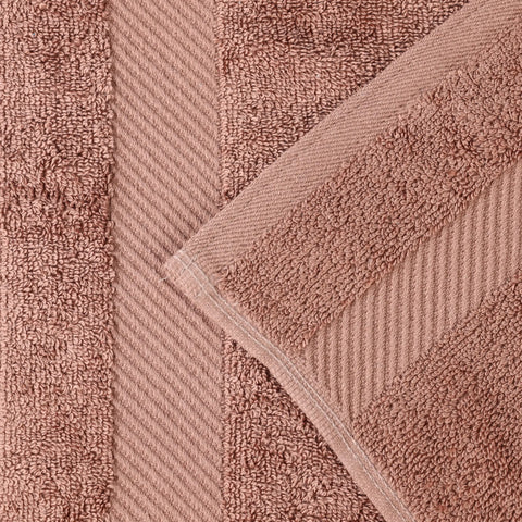 Egyptian Cotton Dobby Border Medium Weight 6 Piece Hand Towel Set