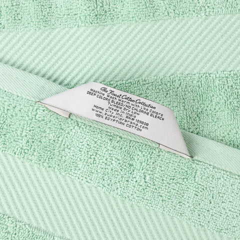 Egyptian Cotton Dobby Border Medium Weight 2 Piece Bath Sheet Set