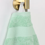 Egyptian Cotton Dobby Border Medium Weight 2 Piece Bath Sheet Set