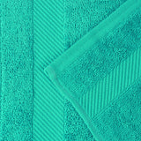 Egyptian Cotton Dobby Border Medium Weight 2 Piece Bath Sheet Set