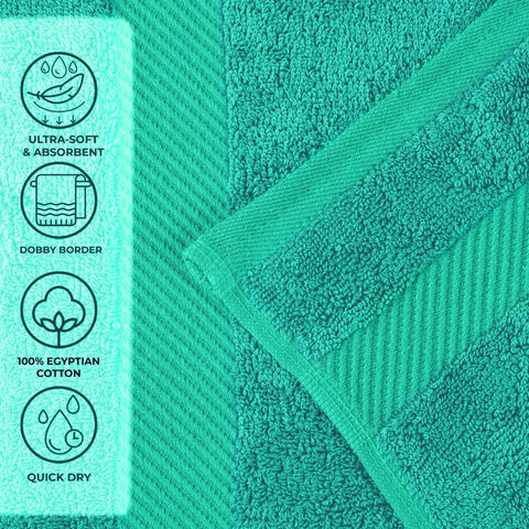 Egyptian Cotton Kendell Plush Towel Set 3 Piece
