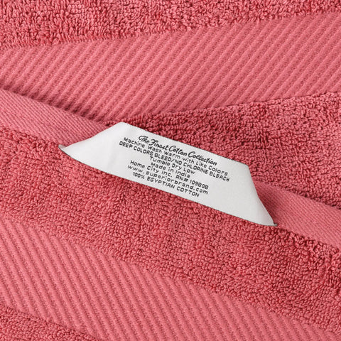 Egyptian Cotton Dobby Border Medium Weight 2 Piece Bath Sheet Set