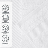 Egyptian Cotton Kendell Plush Towel Set 6 Piece