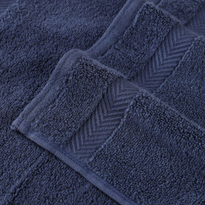 Zero Twist Cotton Solid Ultra-Soft Absorbent Hand Towel Set of 6