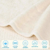 Mile Smart Twist Viscose Cotton Blend Solid 12 Piece Towel Set