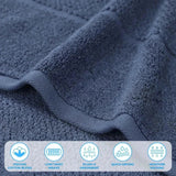 Mile Smart Twist Viscose Cotton Blend Solid 9 Piece Towel Set