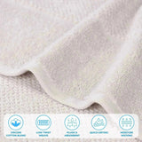 Mile Smart Twist Viscose Cotton Blend Solid 6 Piece Towel Set